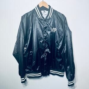 Augusta Jacket Keith Urban VIP Graffiti U Tour Black Satin Backstage Concert XL